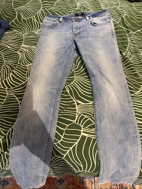 Neuw Men's Washed Light Blue Skinny Jeans